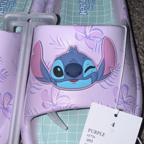 Disney Kids Slippers - Lavender and Aqua - Picture 4 of 6